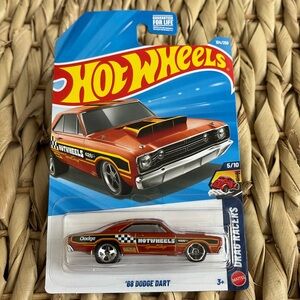 68 Dodge Dart 1968 Orange Racing Muscle Car Hot Wheels Hotwheels Racer New 2026